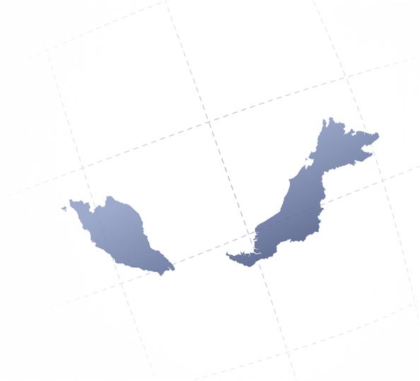 Map of Malaysia.