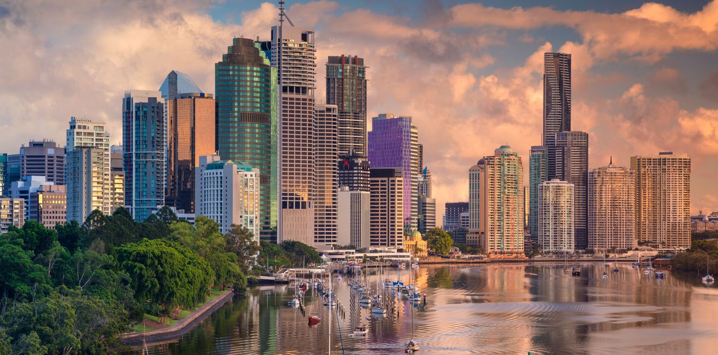 Brisbane riverside.