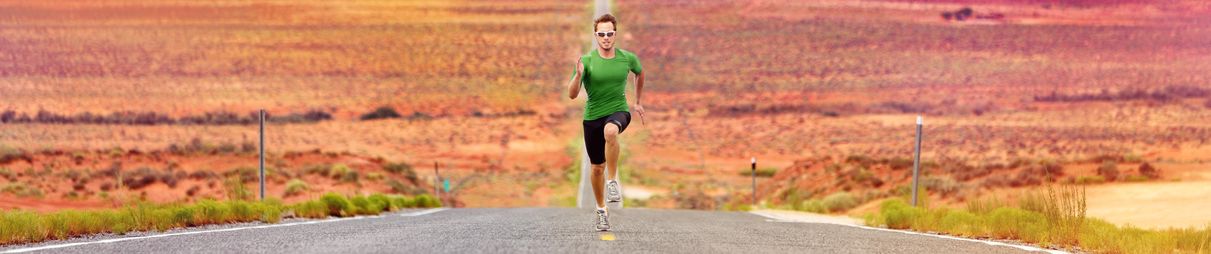 Solitary running.