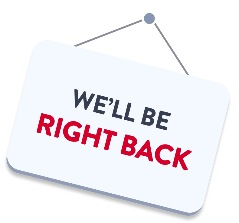 We'll be right back
